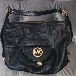 Michael Kors Black Leather Bag